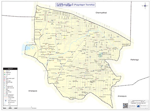 Pyi Gyi Tagon Map